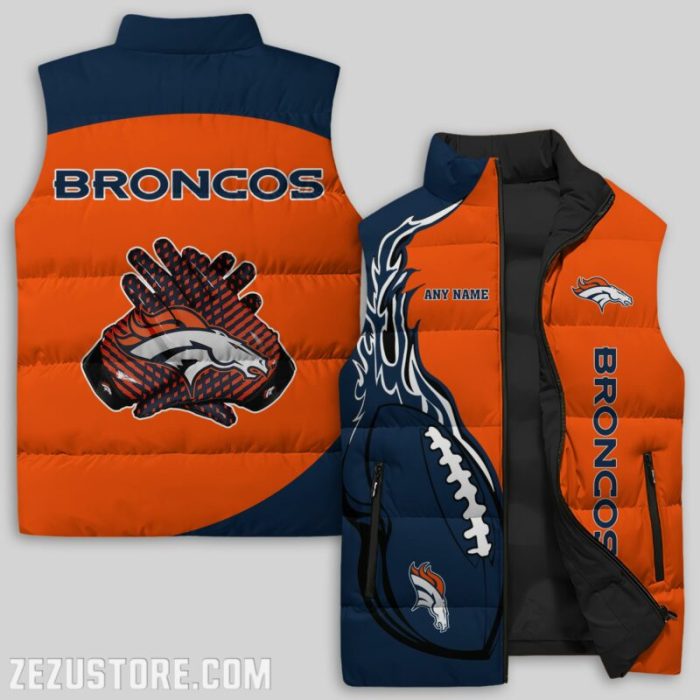Denver Broncos NFL Sleeveless Down Jacket Sleeveless Vest