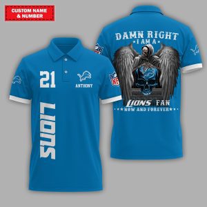 Detroit Lions NFL Gifts For Fans Premium Polo Shirt PLS4791