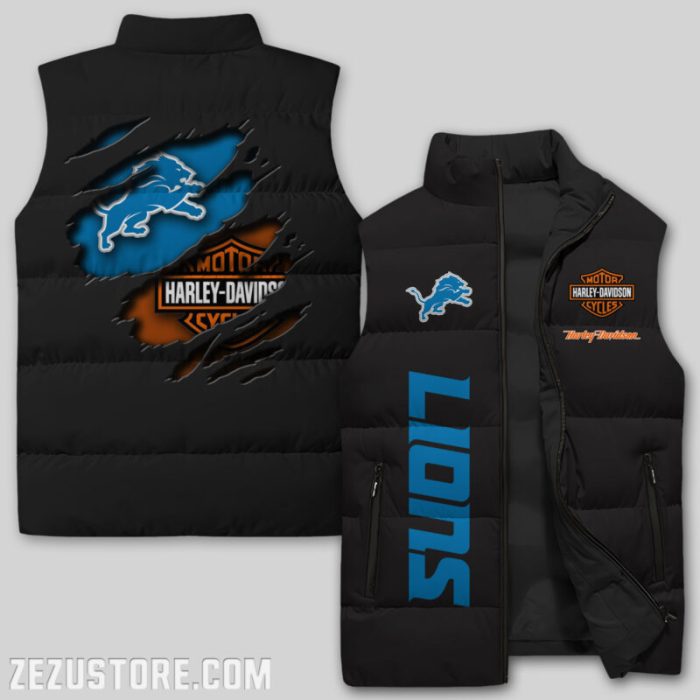 Detroit Lions NFL Sleeveless Down Jacket Sleeveless Vest