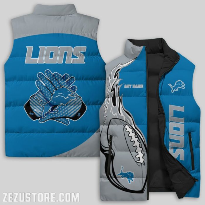 Detroit Lions NFL Sleeveless Down Jacket Sleeveless Vest