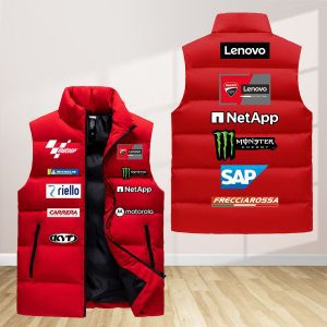 Ducati Lenovo Team Sleeveless Down Jacket Sleeveless Vest