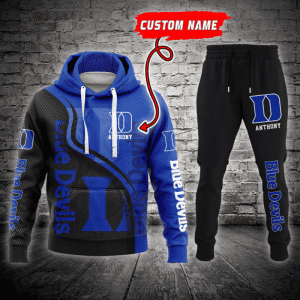 Duke Blue Devils NCAA Premium Sport 3D Hoodie & Jogger Personalized Name CHJ1030