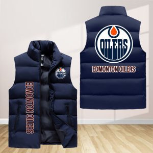 Edmonton Oilers Sleeveless Down Jacket Sleeveless Vest