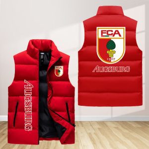 Fc Augsburg Sleeveless Down Jacket Sleeveless Vest