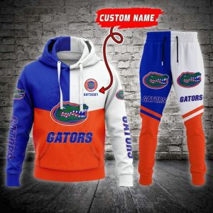 Florida Gators NCAA Premium Sport 3D Hoodie & Jogger Personalized Name CHJ1035