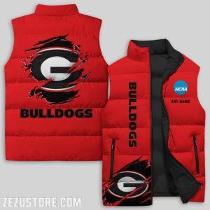 Georgia Bulldogs NCAA Sleeveless Down Jacket Sleeveless Vest