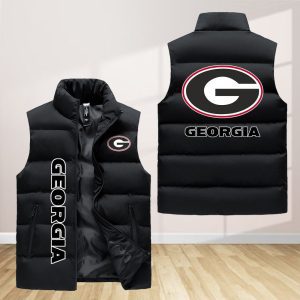 Georgia Bulldogs Sleeveless Down Jacket Sleeveless Vest