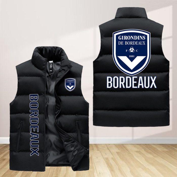 Girondins De Bordeaux Sleeveless Down Jacket Sleeveless Vest