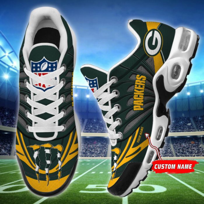 Green Bay Packers NFL Air Max Plus TN Sport Shoes  TN1494