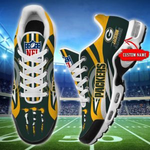 Green Bay Packers NFL Custom Name Monster Air Max Plus TN Sport Shoes TN1270