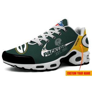 Green Bay Packers NFL Personalized Premium Air Max Plus TN Sport Shoes TN1366