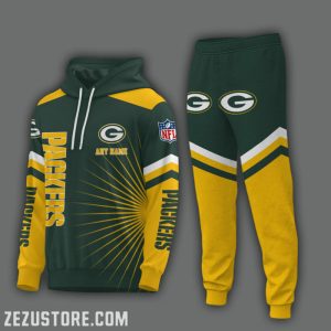 Green Bay Packers NFL Premium Sport 3D Hoodie & Jogger Personalized Name CHJ1549