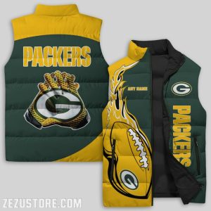 Green Bay Packers NFL Sleeveless Down Jacket Sleeveless Vest