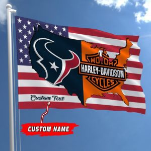 Houston Texans NFL Harley Davidson Fly Flag Outdoor Flag FI466