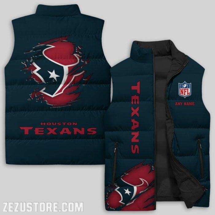 Houston Texans NFL Sleeveless Down Jacket Sleeveless Vest