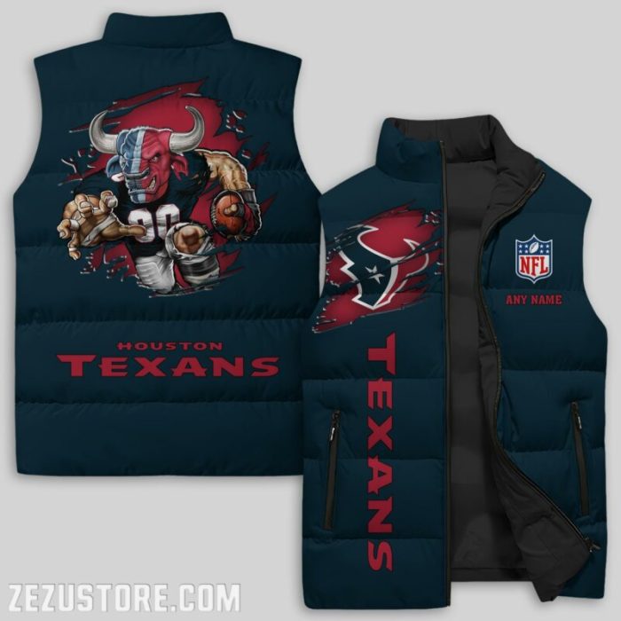 Houston Texans NFL Sleeveless Down Jacket Sleeveless Vest