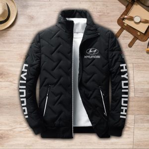 Hyundai Padded Jacket Stand Collar Coats