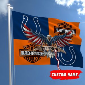 Indianapolis Colts NFL Harley Davidson Fly Flag Outdoor Flag FI467