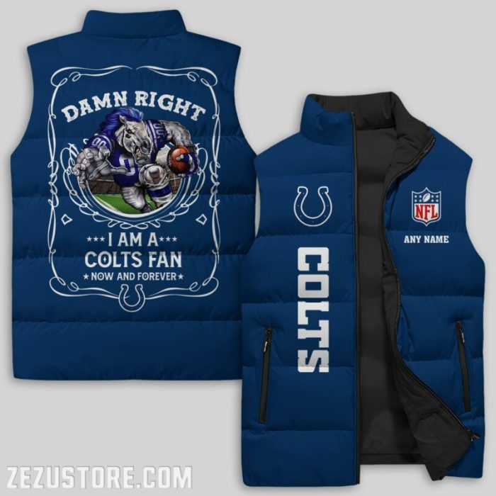 Indianapolis Colts NFL Sleeveless Down Jacket Sleeveless Vest