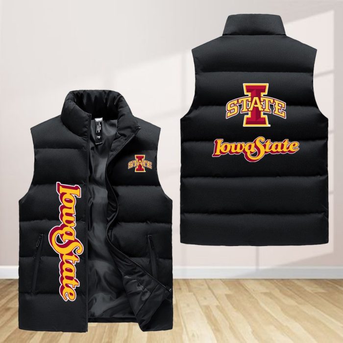 Iowa State Cyclones Sleeveless Down Jacket Sleeveless Vest