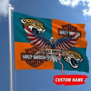 Jacksonville Jaguars NFL Harley Davidson Fly Flag Outdoor Flag FI469