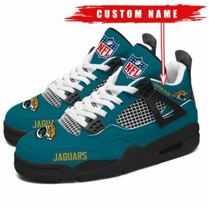 Jacksonville Jaguars NFL Premium Jordan 4 Sneaker Personalized Name Shoes JD4737