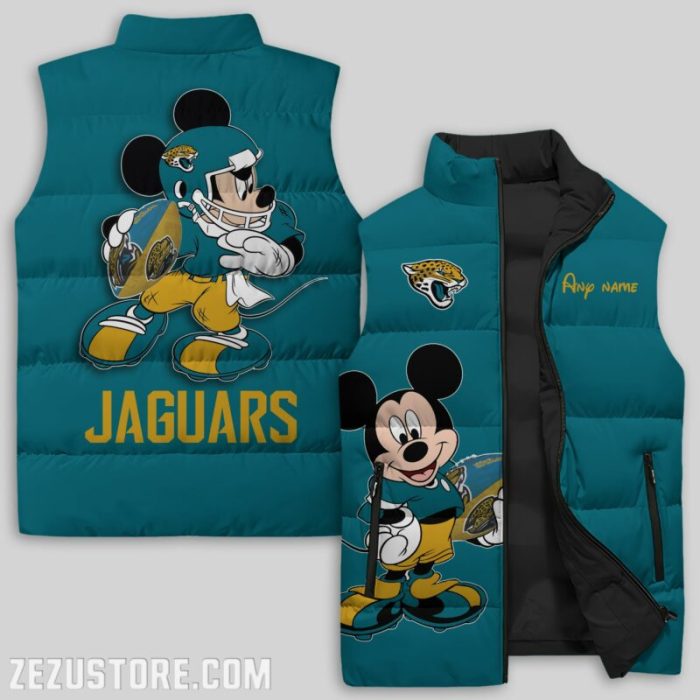 Jacksonville Jaguars NFL Sleeveless Down Jacket Sleeveless Vest