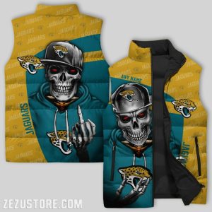 Jacksonville Jaguars NFL Sleeveless Down Jacket Sleeveless Vest