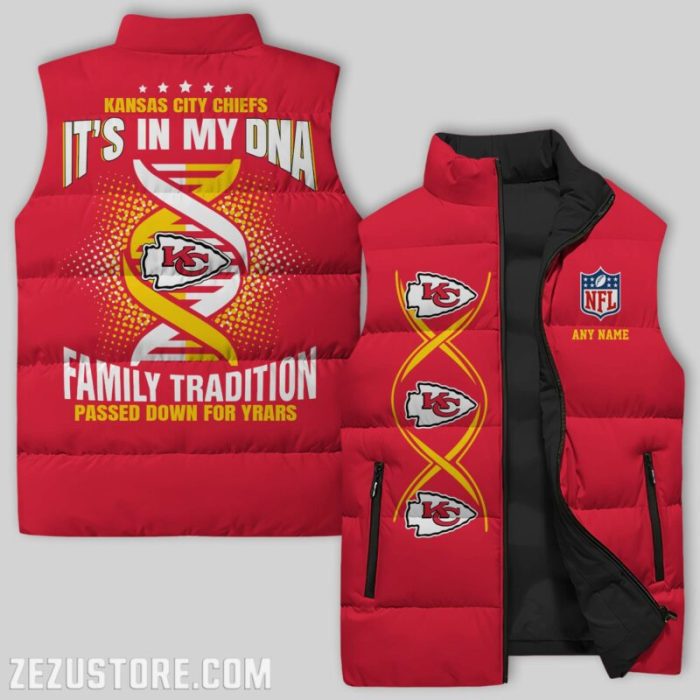 Kansas City Chiefs NFL Sleeveless Down Jacket Sleeveless Vest