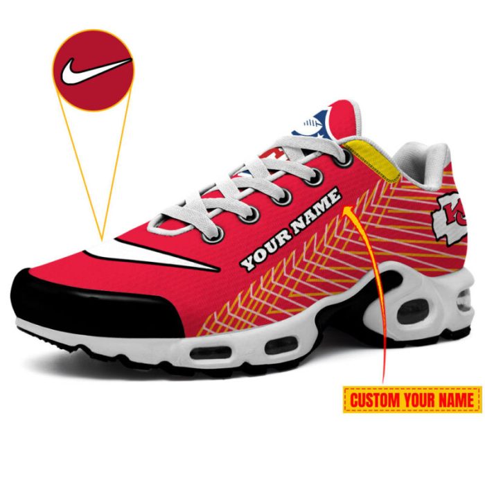 Kansas City Chiefs Personalized Air Max Plus TN Shoes Nike x NFL TN1653