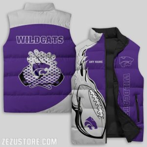 Kansas State Wildcats NCAA Sleeveless Down Jacket Sleeveless Vest