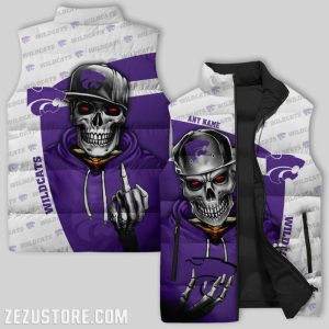 Kansas State Wildcats NCAA Sleeveless Down Jacket Sleeveless Vest