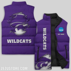 Kansas State Wildcats NCAA Sleeveless Down Jacket Sleeveless Vest