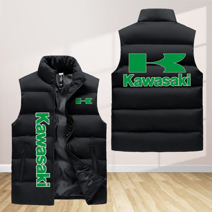Kawasaki Sleeveless Down Jacket Sleeveless Vest