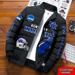 Kentucky Wildcats NCAA Premium Puffer Down Jacket Personalized Name