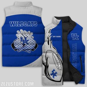 Kentucky Wildcats NCAA Sleeveless Down Jacket Sleeveless Vest