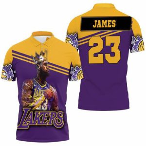 King Lebron James 23 Los Angeles Lakers NBA Western Conference Polo Shirt PLS2858
