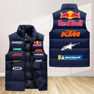 Ktm Factory Racing Sleeveless Down Jacket Sleeveless Vest