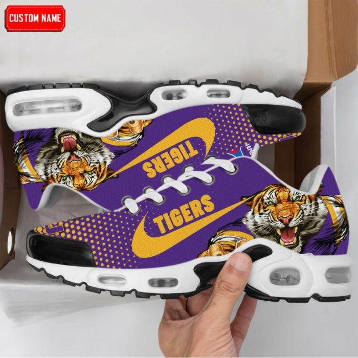 LSU Tigers NCAA Premium Air Max Plus TN Sport Shoes Personalized Name TN1144