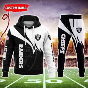 Las Vegas Raiders NFL Premium Sport 3D Hoodie & Jogger Personalized Name CHJ1330