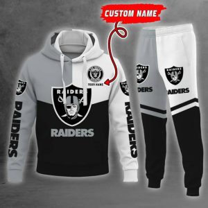 Las Vegas Raiders NFL Premium Sport 3D Hoodie & Jogger Personalized Name CHJ1331