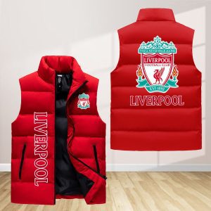 Liverpool F.C Sleeveless Down Jacket Sleeveless Vest