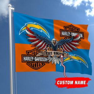 Los Angeles Chargers NFL Harley Davidson Fly Flag Outdoor Flag FI475