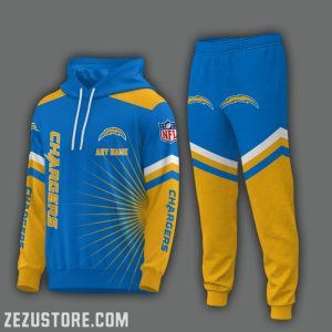 Los Angeles Chargers NFL Premium Sport 3D Hoodie & Jogger Personalized Name CHJ1555