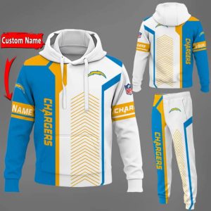 Los Angeles Chargers NFL Premium Sport 3D Hoodie & Jogger Personalized Name CHJ1586