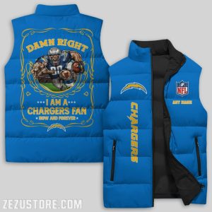 Los Angeles Chargers NFL Sleeveless Down Jacket Sleeveless Vest