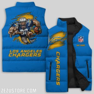 Los Angeles Chargers NFL Sleeveless Down Jacket Sleeveless Vest