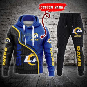 Los Angeles Rams NFL Premium Sport 3D Hoodie & Jogger Personalized Name CHJ1339