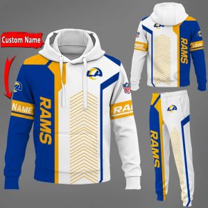 Los Angeles Rams NFL Premium Sport 3D Hoodie & Jogger Personalized Name CHJ1426