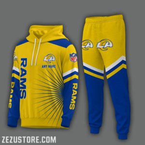 Los Angeles Rams NFL Premium Sport 3D Hoodie & Jogger Personalized Name CHJ1556